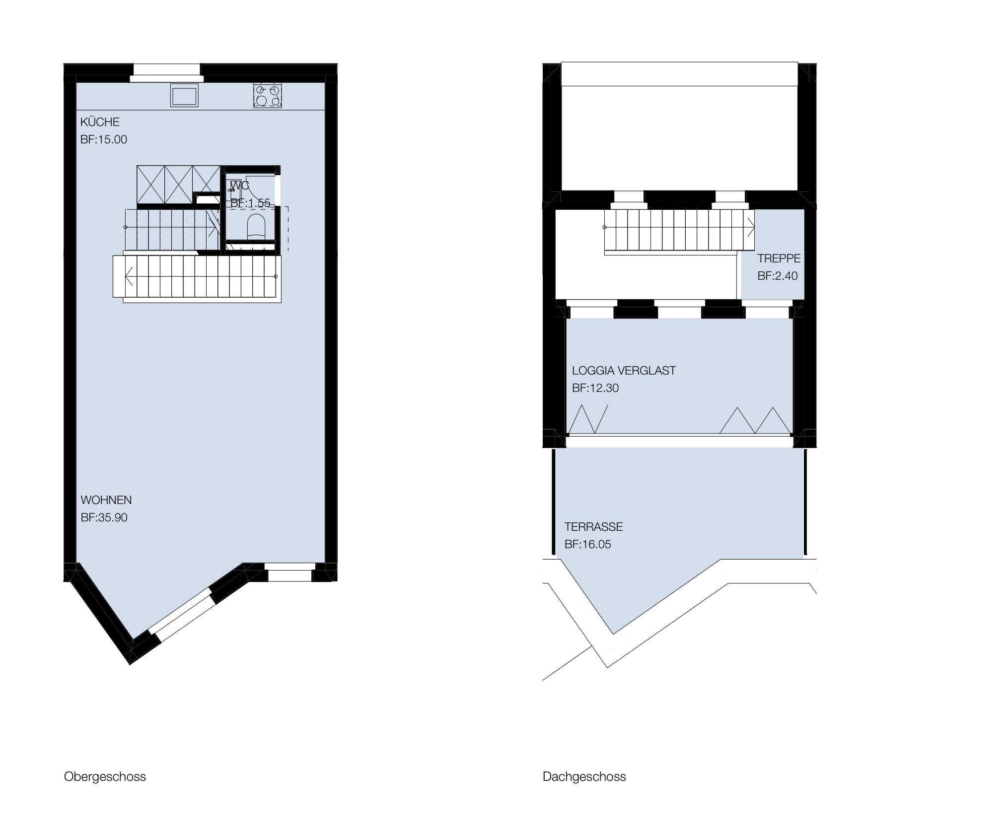 Grundriss Haus Wohnraum Terrasse